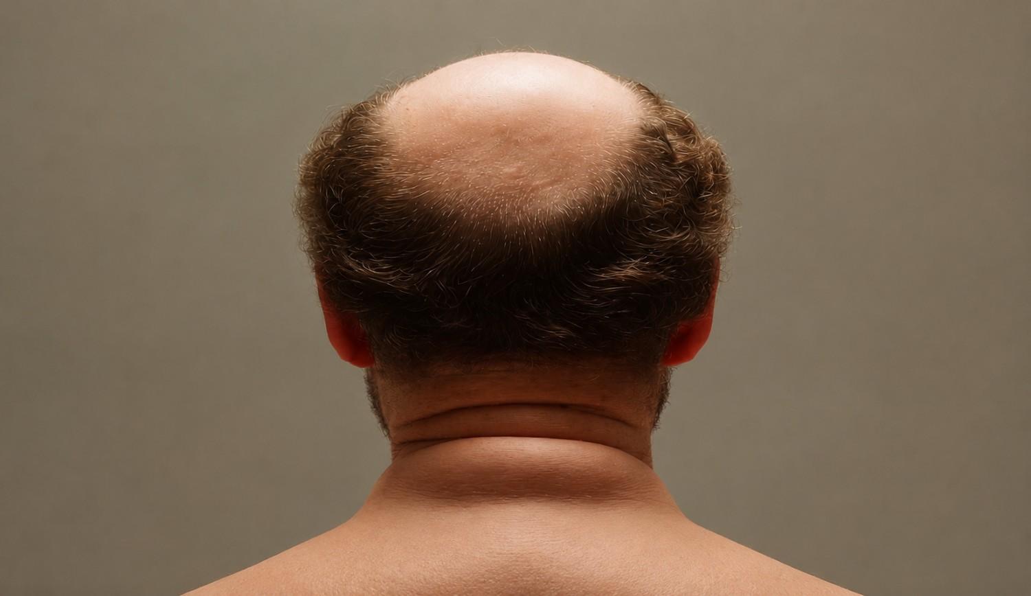 beginning male pattern baldness