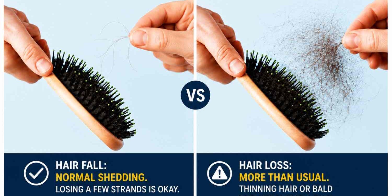 hair loss vs hair fall hair loss vs hair fall