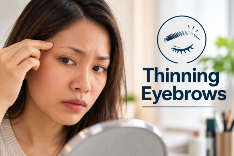 thinning eyebrows