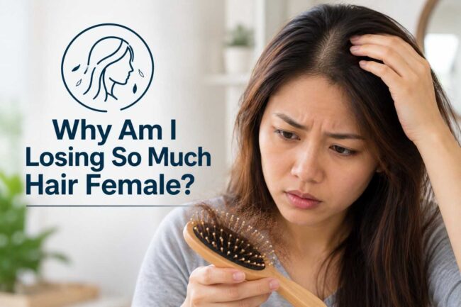 why am I losing so much hair female